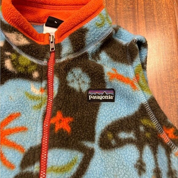 Patagonia vintage fleece patterned vest - Picture 3 of 7